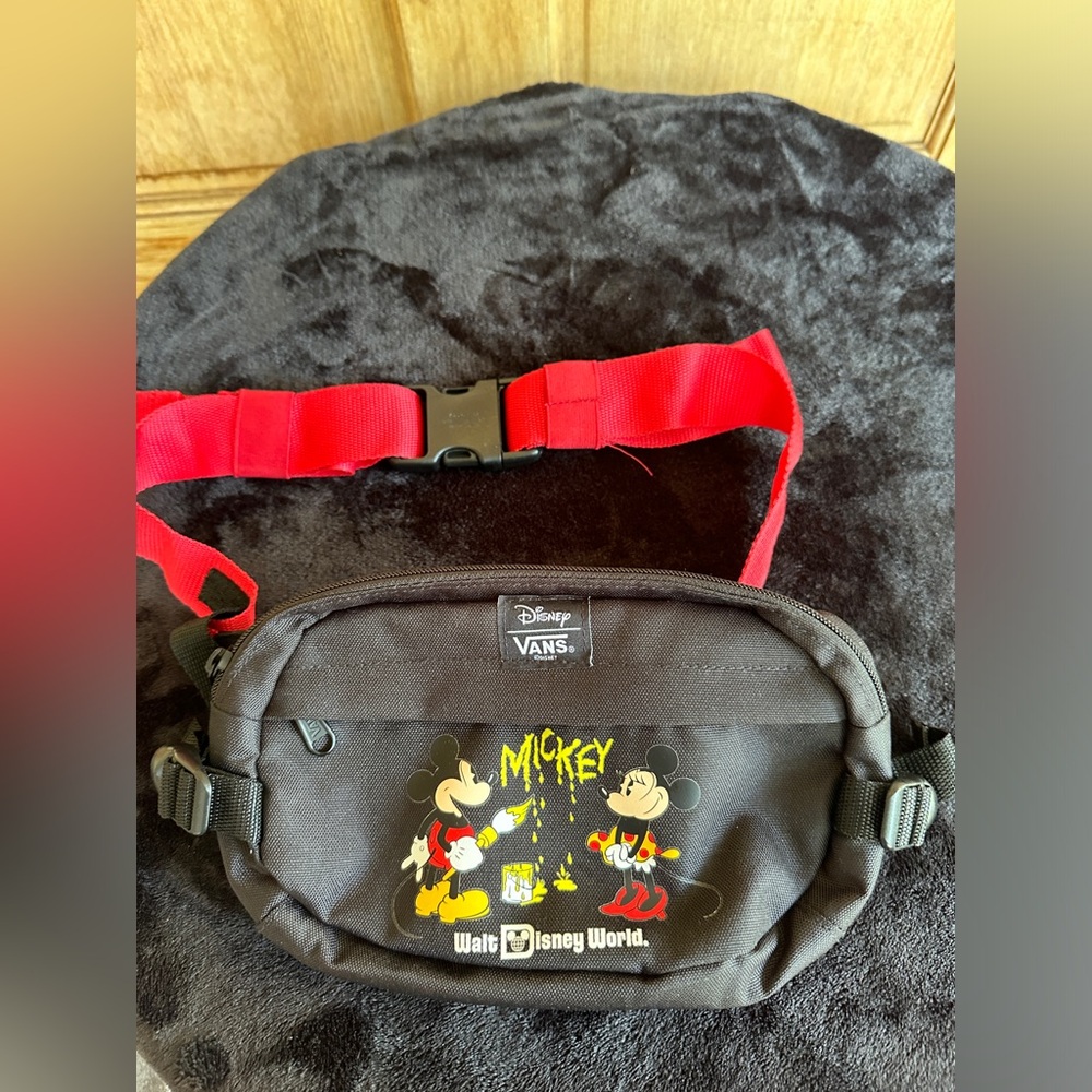 Disney and Vans collab fanny pack.